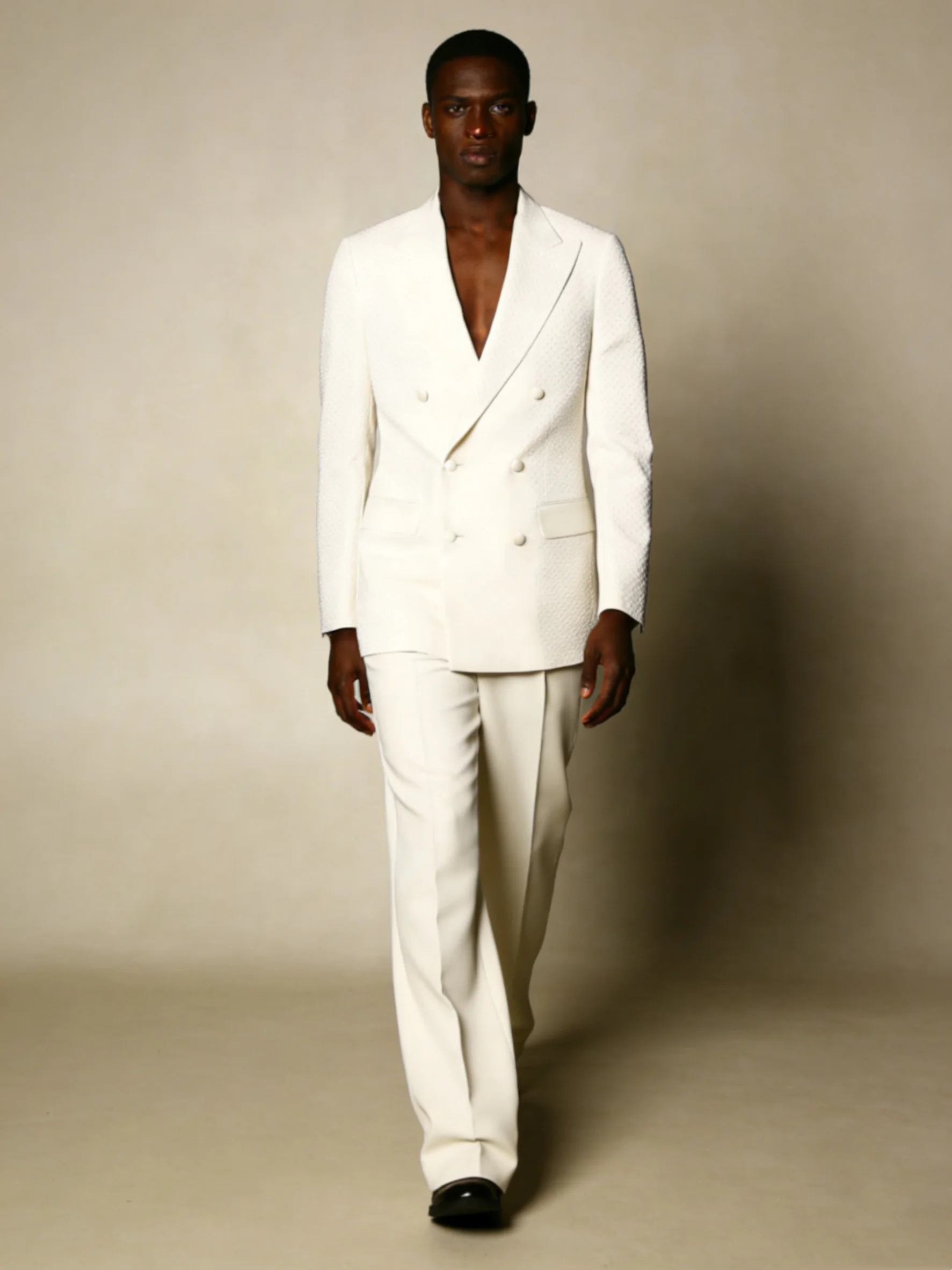 

Luxury White Men Suit Set 2 Pcs Blazer+Pants Trousers Customized Spring Cotton Formal Office Jacket Wedding Tuxedos Prom Coat