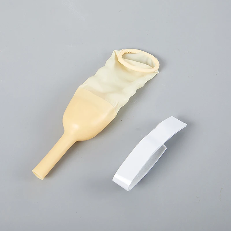 Disposable Male External Catheter Medical Sterilized Latex Catheter Urine Collector Urinal Incontinence CareProduct 3 Sizes