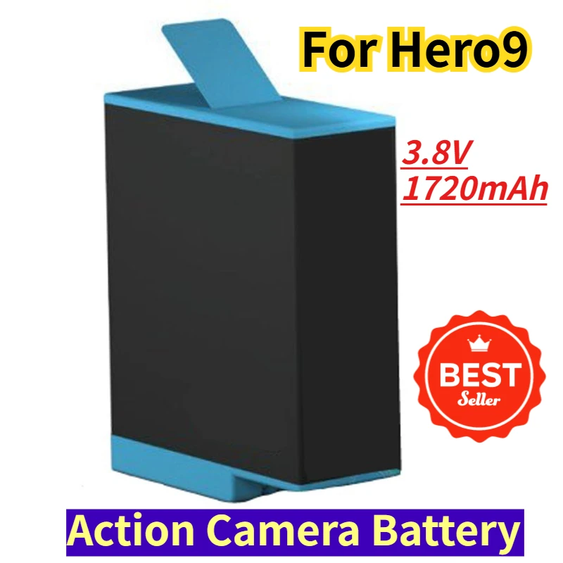 

3.8V 1720mAh Action Camera Battery AHDBT - 901 for Hero9