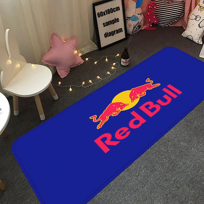 House Interior Doormat R-Red Bull Corridor Fluffy Living Room Rugs Foot Carpets Bath Rug Floor Mats Non-slip Hallway Mat Decor