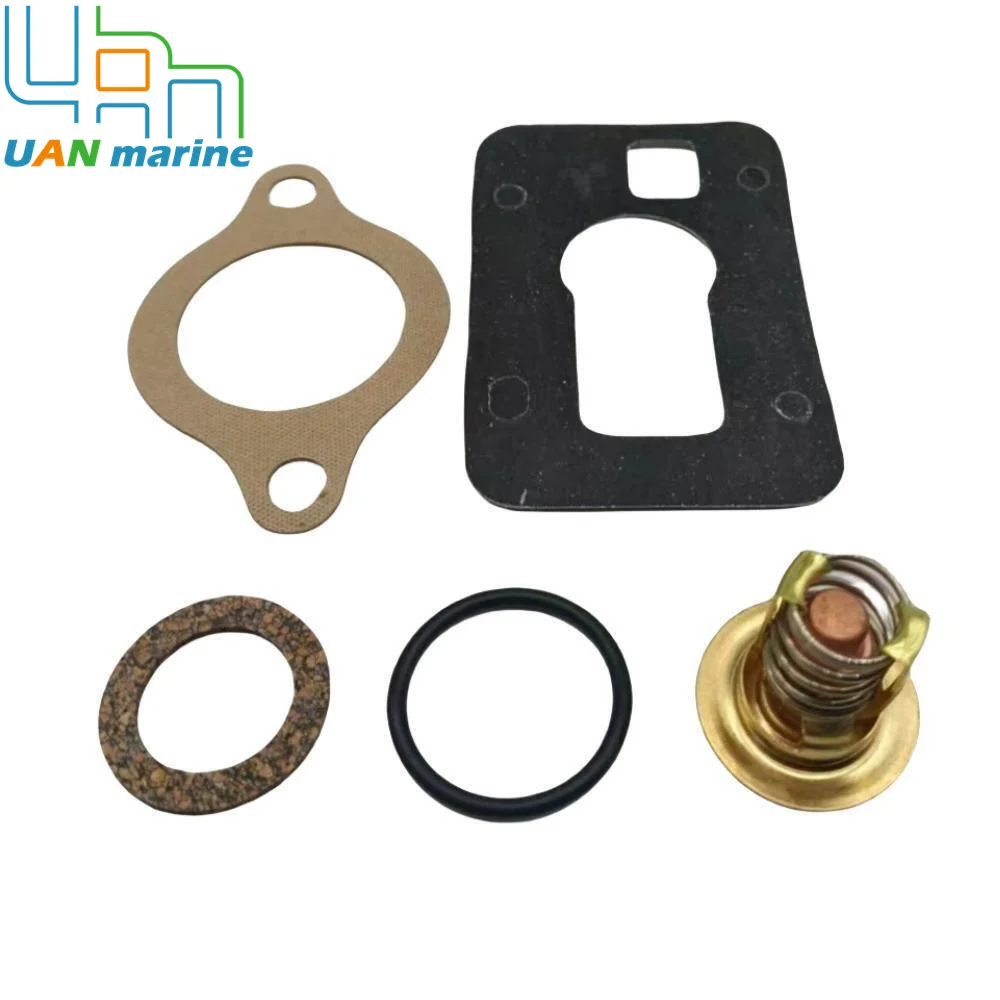 

4Cyl V6-V8 160 Degree Thermostat Kit For OMC Sterndrive Marine 3856961 383307 13430 18-3653 9-43156 1968-Up