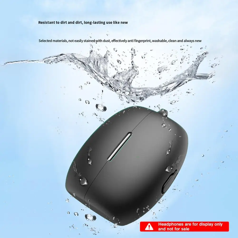 For OPPO Enco Clip Earphone Silicone Case Earbuds Waterproof Shockproof Soft Protective Headphone Cover Headset Skin