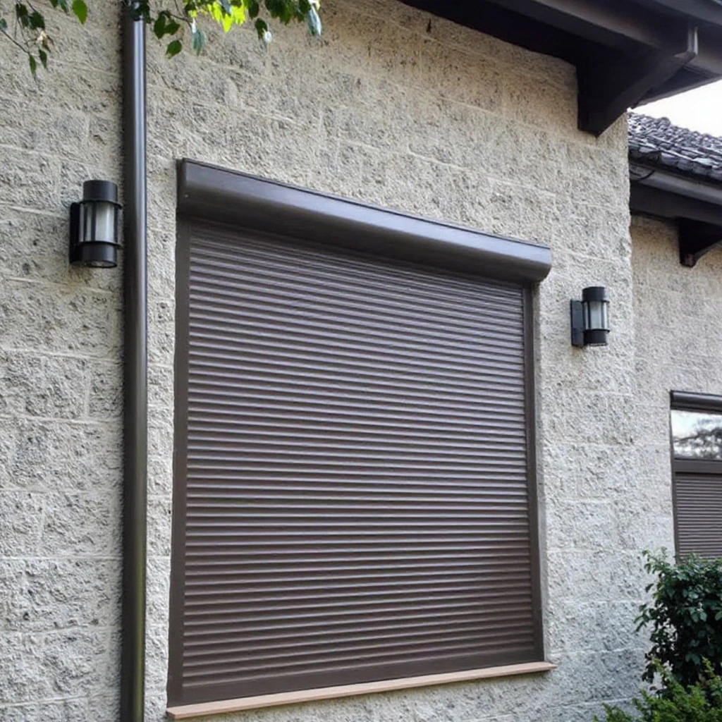 Modern Design Aluminum Alloy Rolling Shutter Window Soundproof Hurricane Storm Roller Shutters at Factory Price