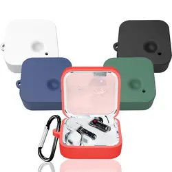Étui de protection pour écouteurs sans oreilles, coque antichoc, boîtier lavable, manchon en silicone anti-poussière, 2 pièces