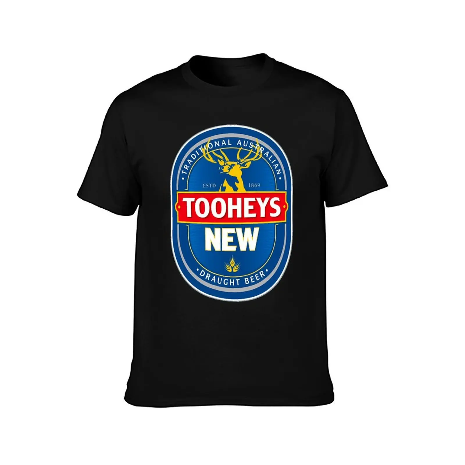Vol Tooheys Old Brewery Irish Whiskey Logo Brewery Local T-Shirt Quick Dry Training Short Sleeve Tee T-Shirt
