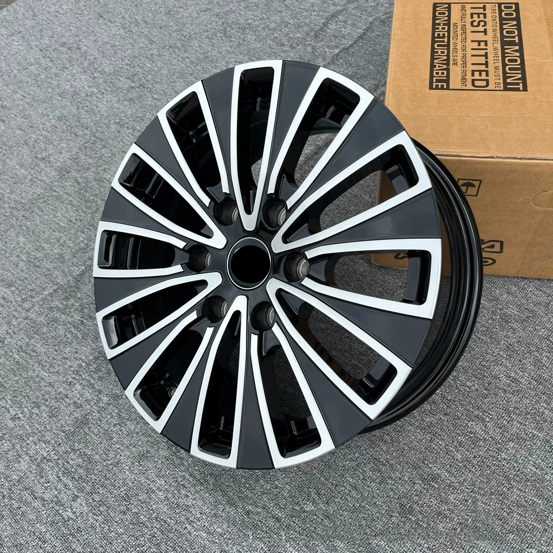 Glstar 15'' 16'' 17'' 18 inch 6x130 Black Rim Cast Alloy Hub Car Wheels Casting Aluminum Rims for Japanese cars Toyota Lexus