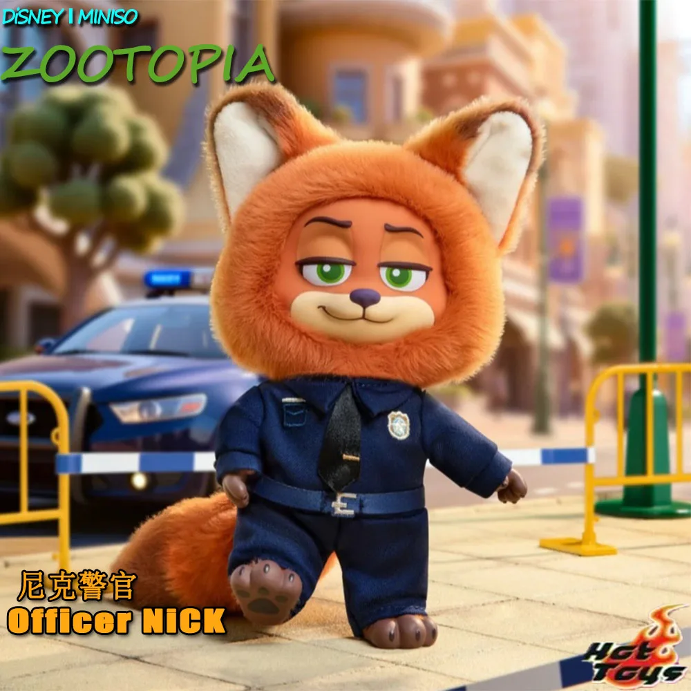 صندوق أعمى من الفينيل الأصلي من Disney Zootopia - ألعاب قلادة على شكل شخصية كرتونية لطيفة، هدية عصرية لمفاجأة غامضة لمحبي #4