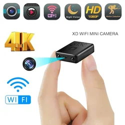 XD WiFi 4K Full HD 1080P Mini ip Cam Night Vision Camera IR-CUT Motion Detection Security Camcorder HD Video Recorder