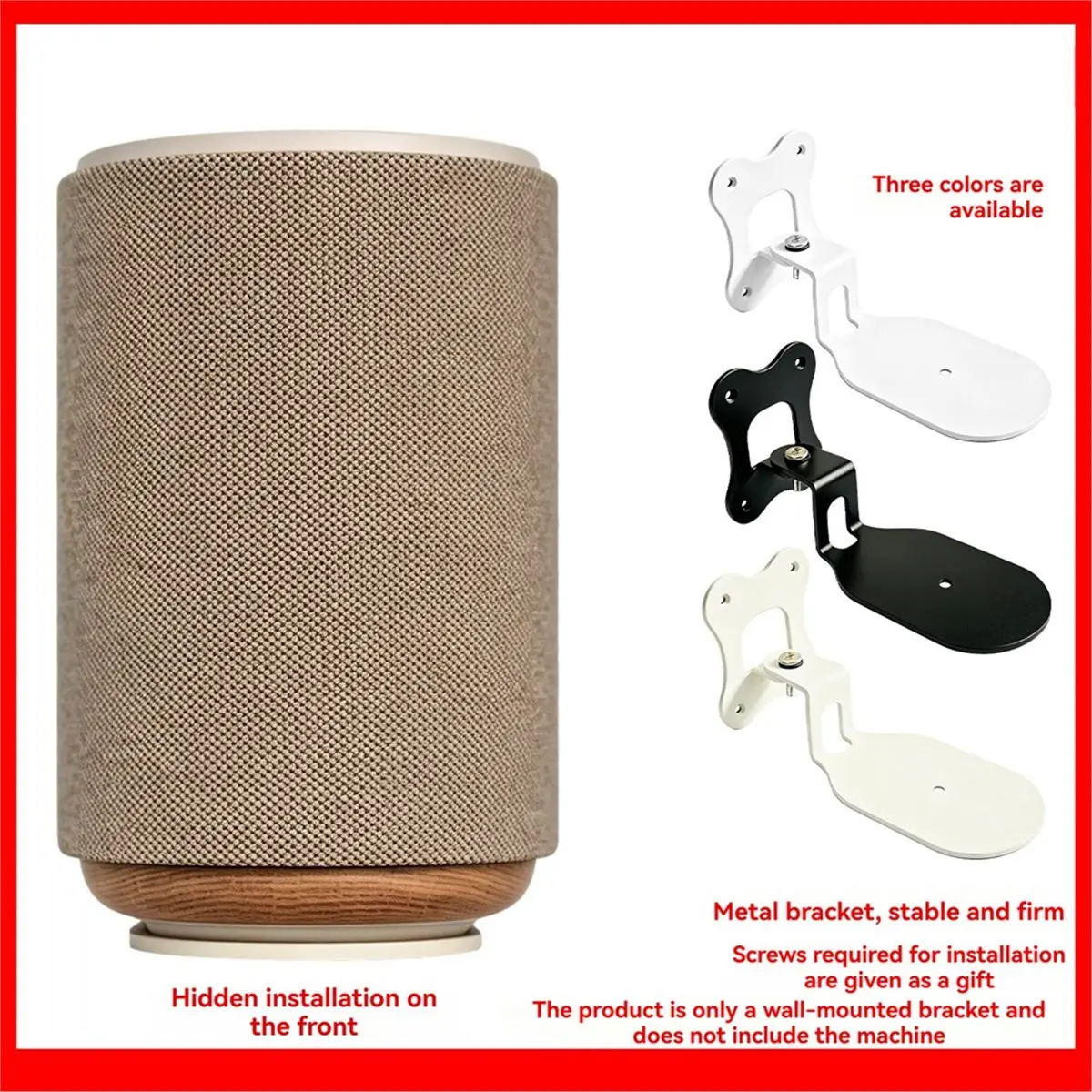 【Newest AT03】Wall Mount for Lifestyle Ultra Speaker Wall Mount Holder Speaker Wall Mount Stand Hanger with Install B