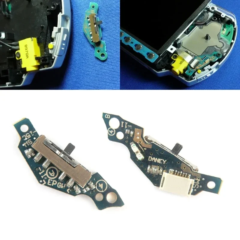 Replacement On Off Power Circuit PCB Board Repair Part Compatible for Psp 2001 2004 2008 Series Game Console