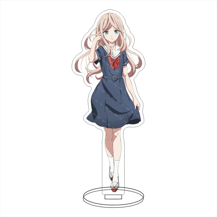 15cm Anime Young Ladies Don't Play Fighting Games Keychain Acrylic Stand Model Figure Cosplay Character Gifts Decoration Goods