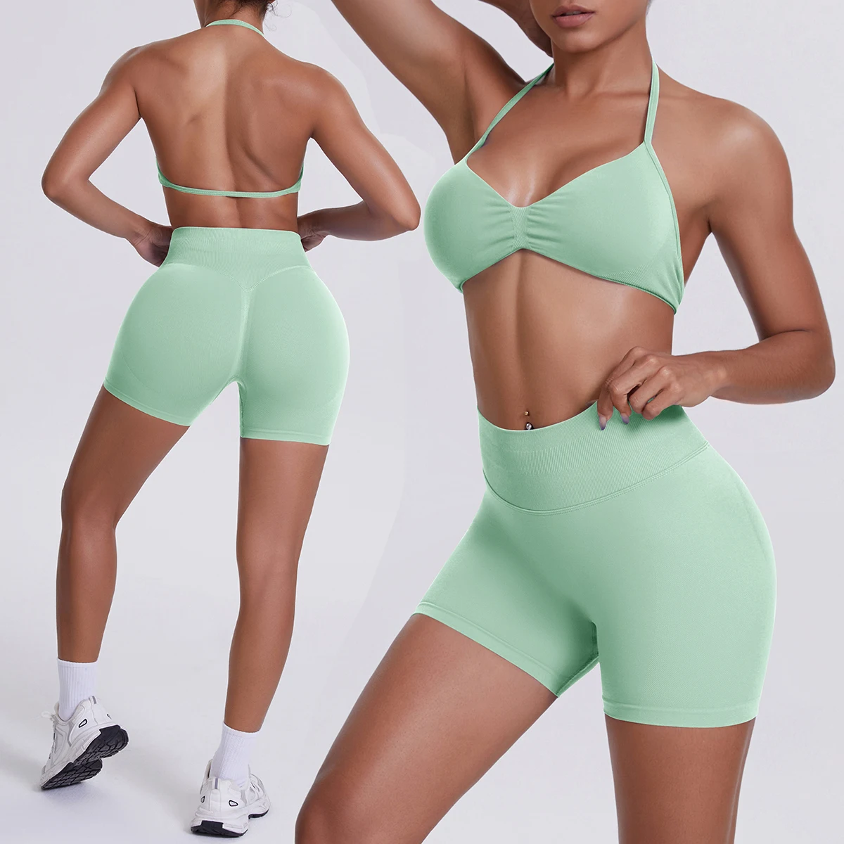 

2 шт., спортивная одежда, комплект для йоги, спортивная одежда, подвесное нижнее белье для женщин, спортивные костюмы, спортивные шорты, бюстгальтер-кроссовер, леггинсы для спортзала
