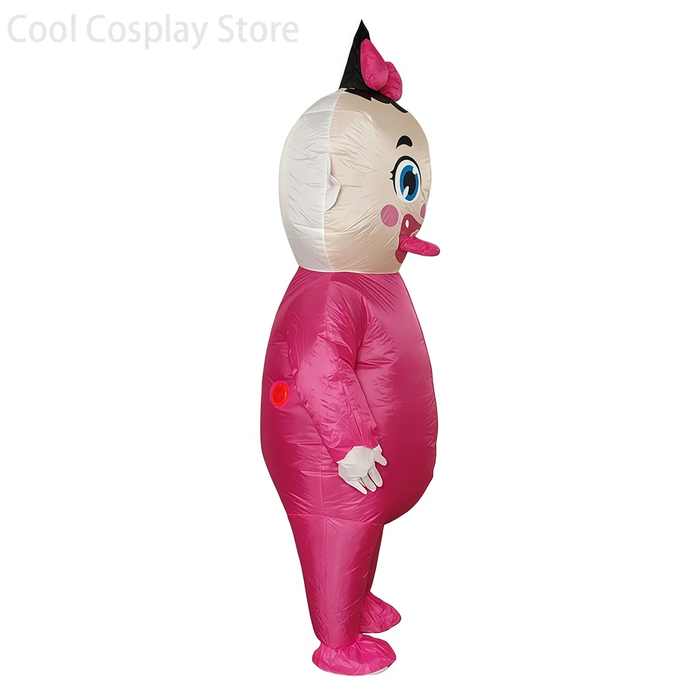 Adult Infant Inflatable Outfits Cute Baby Cosplay Costumes Halloween Carnival Party Performance Wear Stage Props view 3