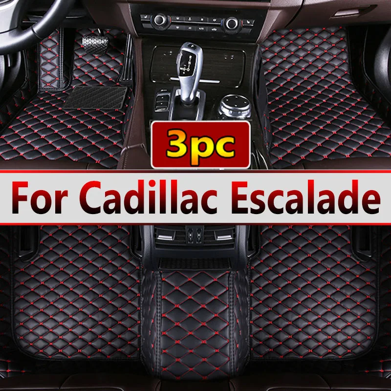 

Car Floor Mats For Cadillac Escalade Seven Seats 2007 2008 2009 2010 Custom Auto Foot Pads Carpet Cover Interior Accessories