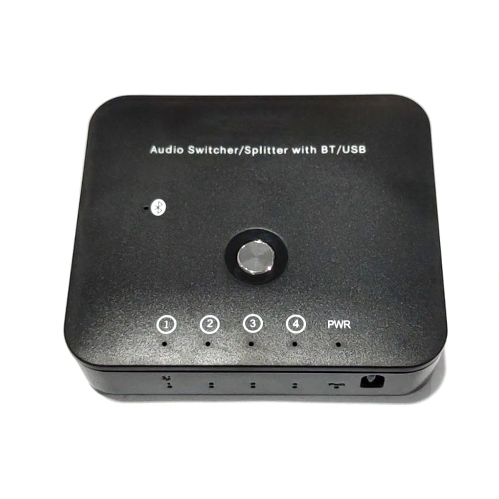 3.5mm Audio Switcher Laptop Smartphone Tablet Remote Control Bluetooth-compatible Receiver Multimedia Supplies