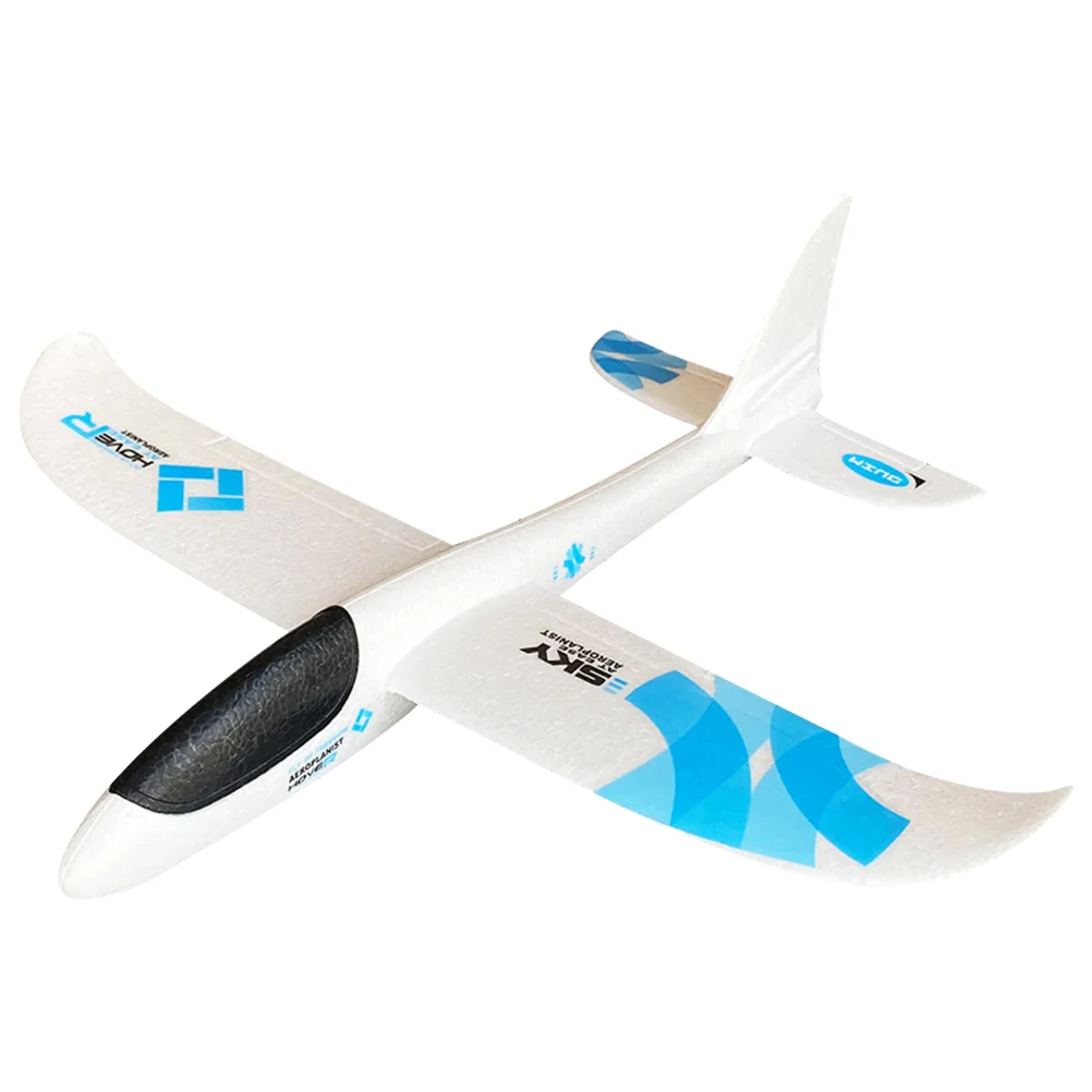 

Foam Airplane Toy 48cm Sliding Glider Red Sticker Easy Install Remove Outdoor Play Kids Birthday Gift Toy Airplane Classroom