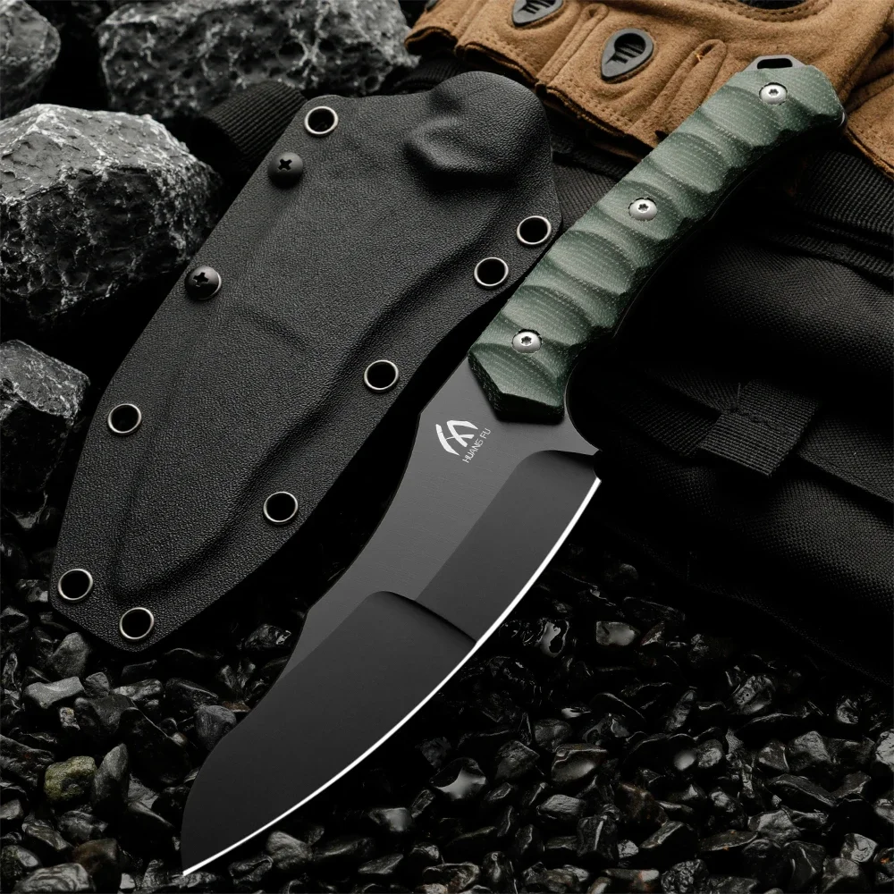 High quality multifunctional fixed blade - outdoor camping, rescue, and emergency survival knife, men\'s gift