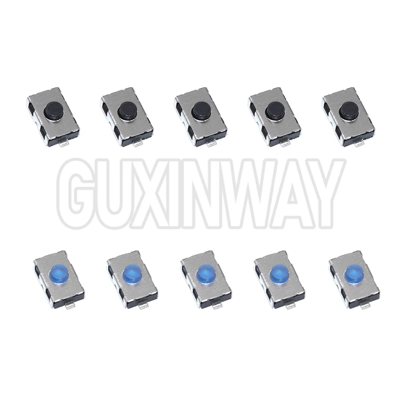 10PCS GEEN Microschakelaar Normaal Gesloten 3X6 SMD Touch Silicagel Knop Toetsen Interrupteur SMD 3*6*2.5 4*6 NC Zachte Knop 3X6X2.5MM
