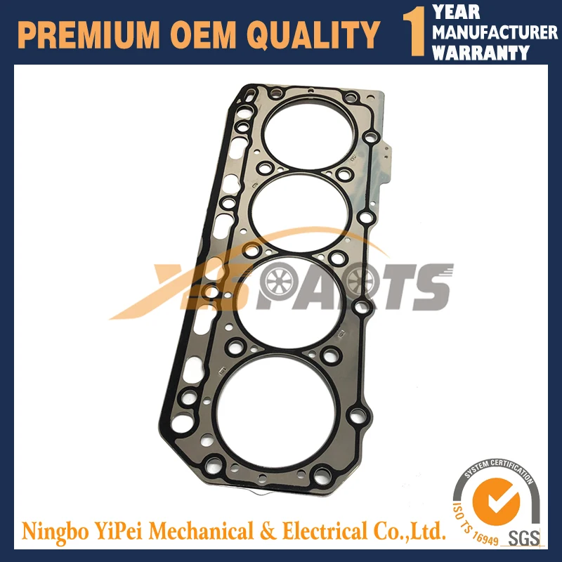 Cylinder Head Gasket For Yanmar 4TNE86 Thermo King TK486E (Metal)