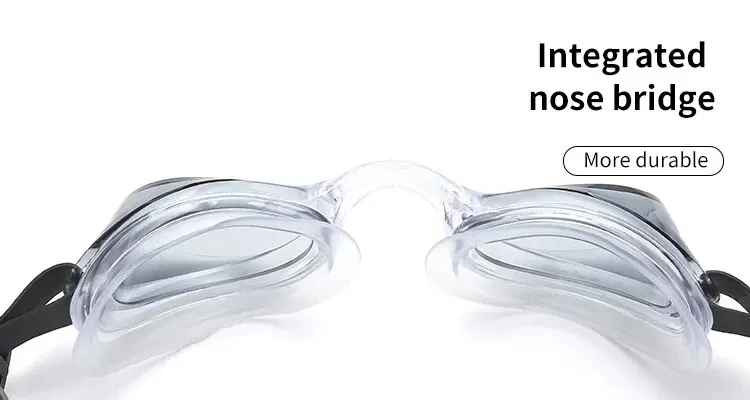 Dezition Silikonbrille, HD, wasserdicht und beschlagfrei, für Damen und Herren, Tauchausrüstung, kleiner Rahmen, Schwimmbrille für Erwachsene – Detail 5
