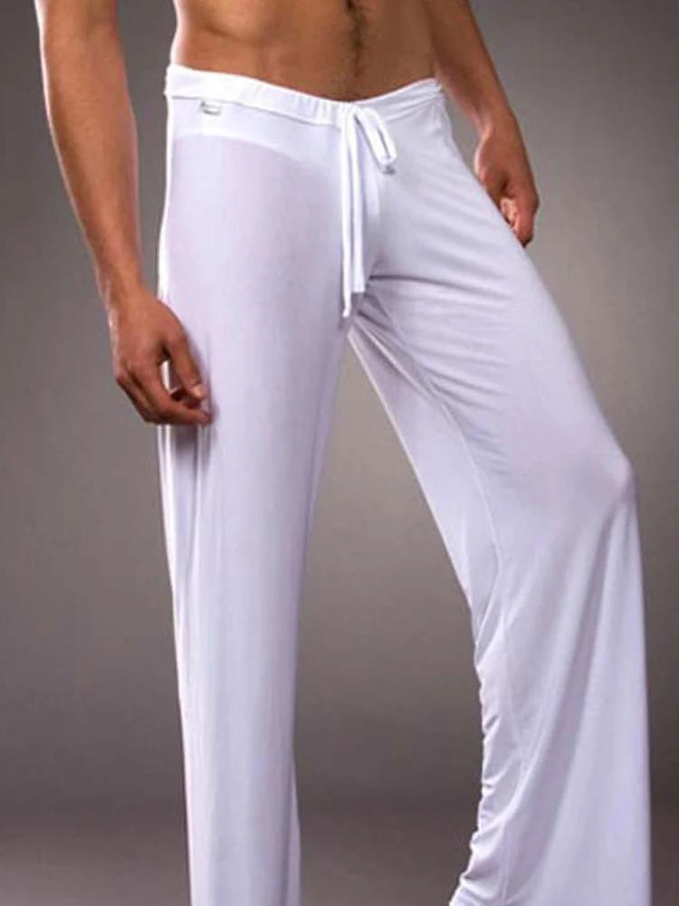 

Свободные брюки для йоги с завязками, домашняя одежда, молодежные повседневные брюки прямого кроя, удобные спортивные штаны для молодых мужчин