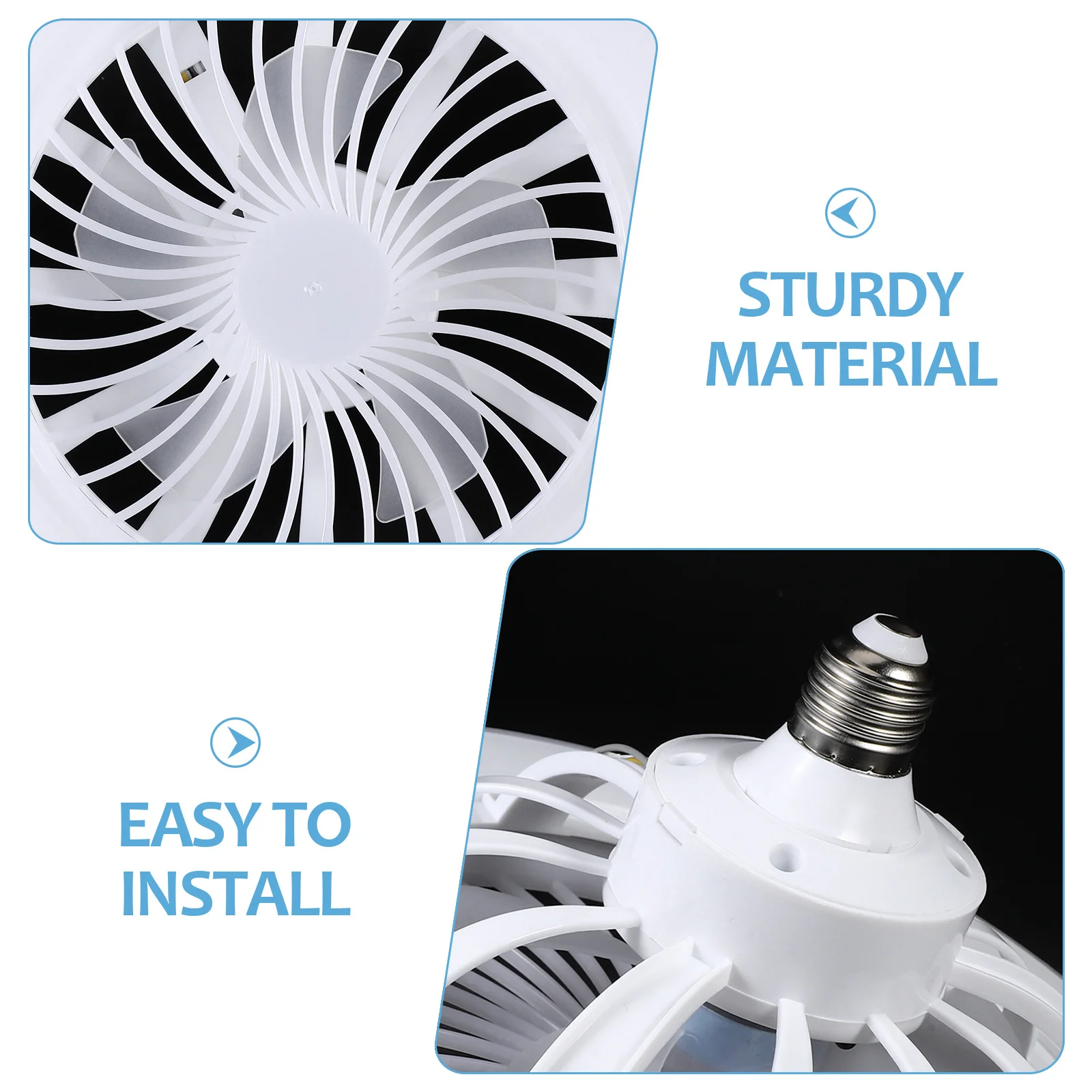 E27 Quiet LED Mini Small Screw-in Remote Control Adjustable Ceiling for Bedroom Kitchen Living Room