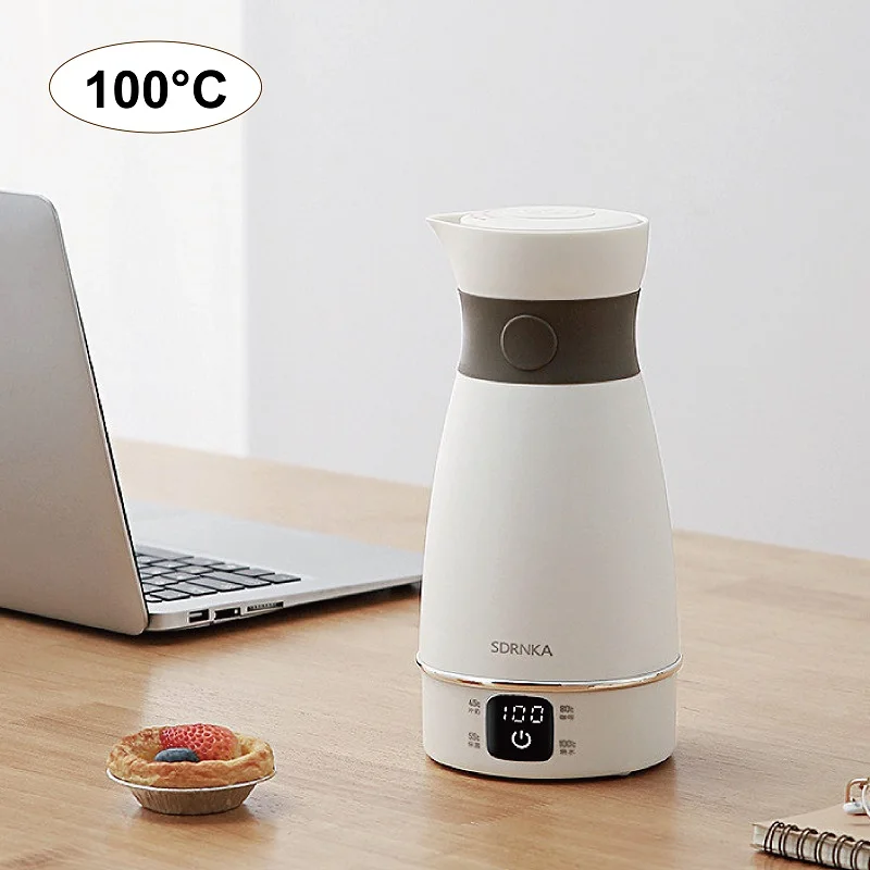 

300W Portable Electric Hot Cup Travel Fast Kettle 5 Gear Adjustable Teapot Multi-function Electric Kettle Auto Keep Warm 500ml