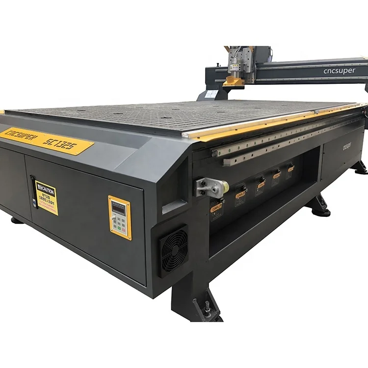 New Vacuum Table 220V 380V 3D Wood Carving 3 Axis Axes Servo 1325 1530 Advertising Woodworking Hine Cnc Router