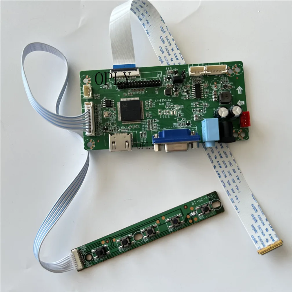 

Плата контроллера EDP VGA HDMI-совместимая для N156BGE-E41 N156BGE-E42 N156BGE-E31/E32 N156BGE-EA2/EB1/EB2 1366*768 светодиодов 15,6 дюйма DIY