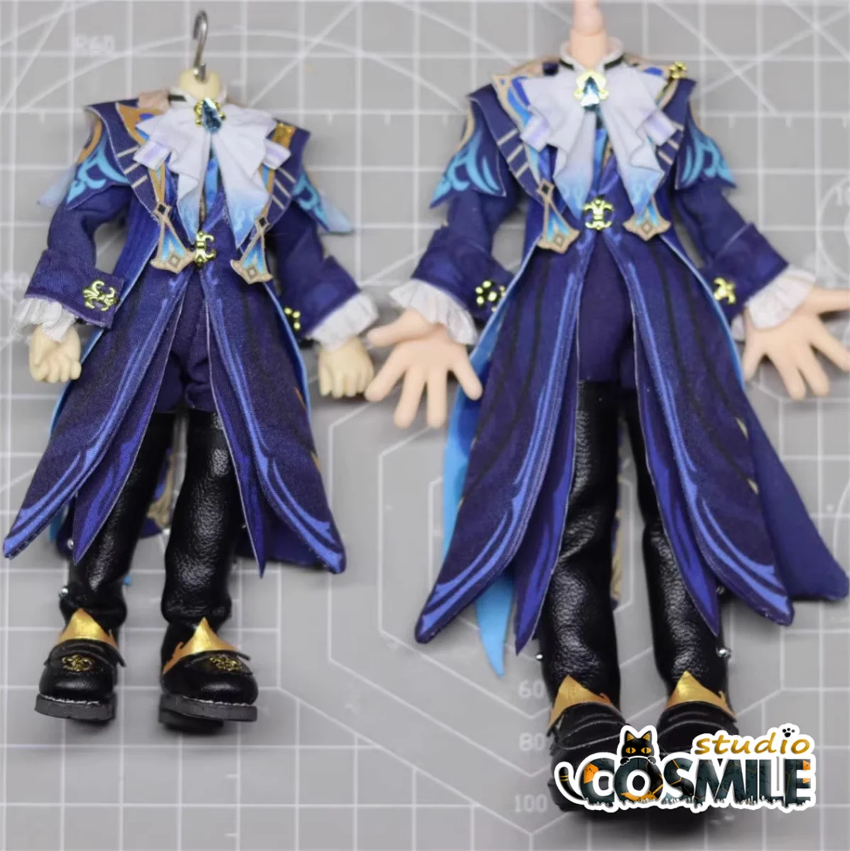 

Handmade Genshin Impact げんしん Neuvillette ヌヴィレット 느비예트 OB11 P9 P10 MJD BJD Figure Toy Doll Accessories Doll's Clothes