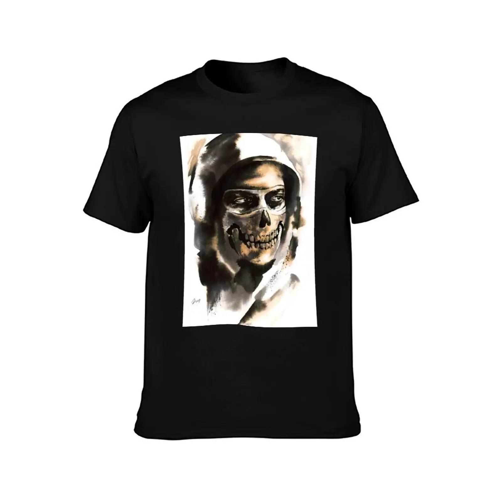 Simon Ghost Riley in MW2 T-Shirt t shirts for man slim fit T-Shirt