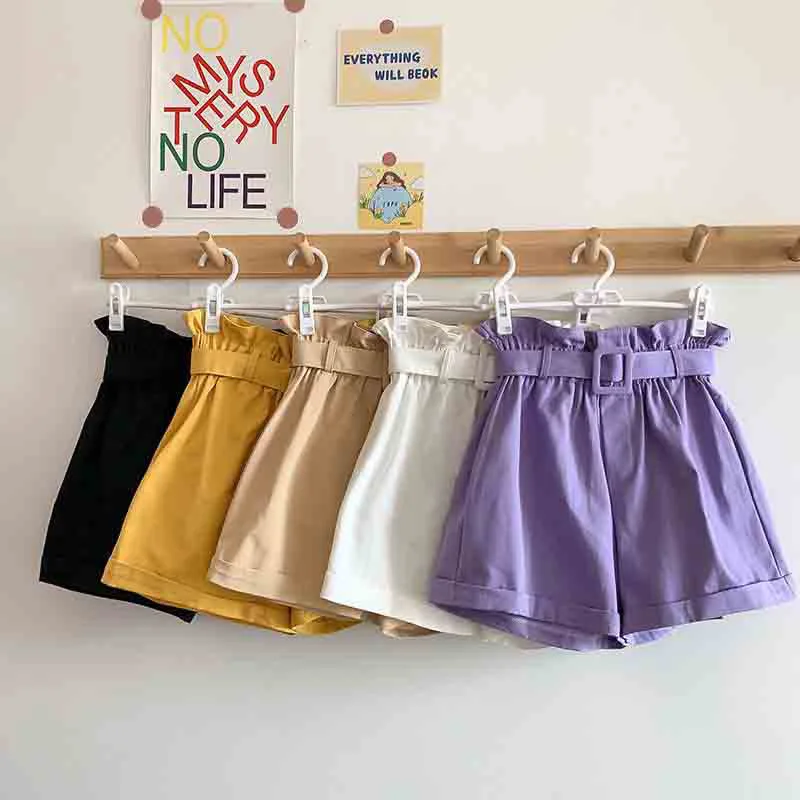 

Girls' shorts summer wear 2025 new big children's thin skirt pants girls' pants skirt mid pants Korean fashion