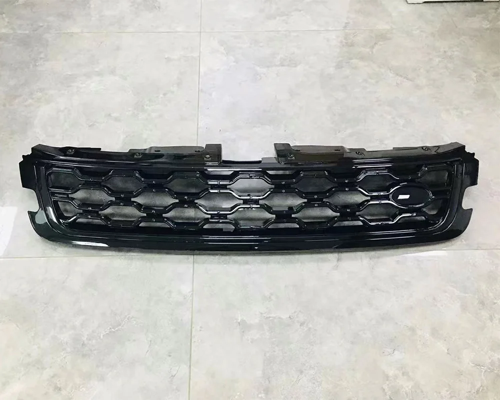 For 2020 land rover evoque modification obsidian version grille original replacement blackened glossy black samurai grille kit