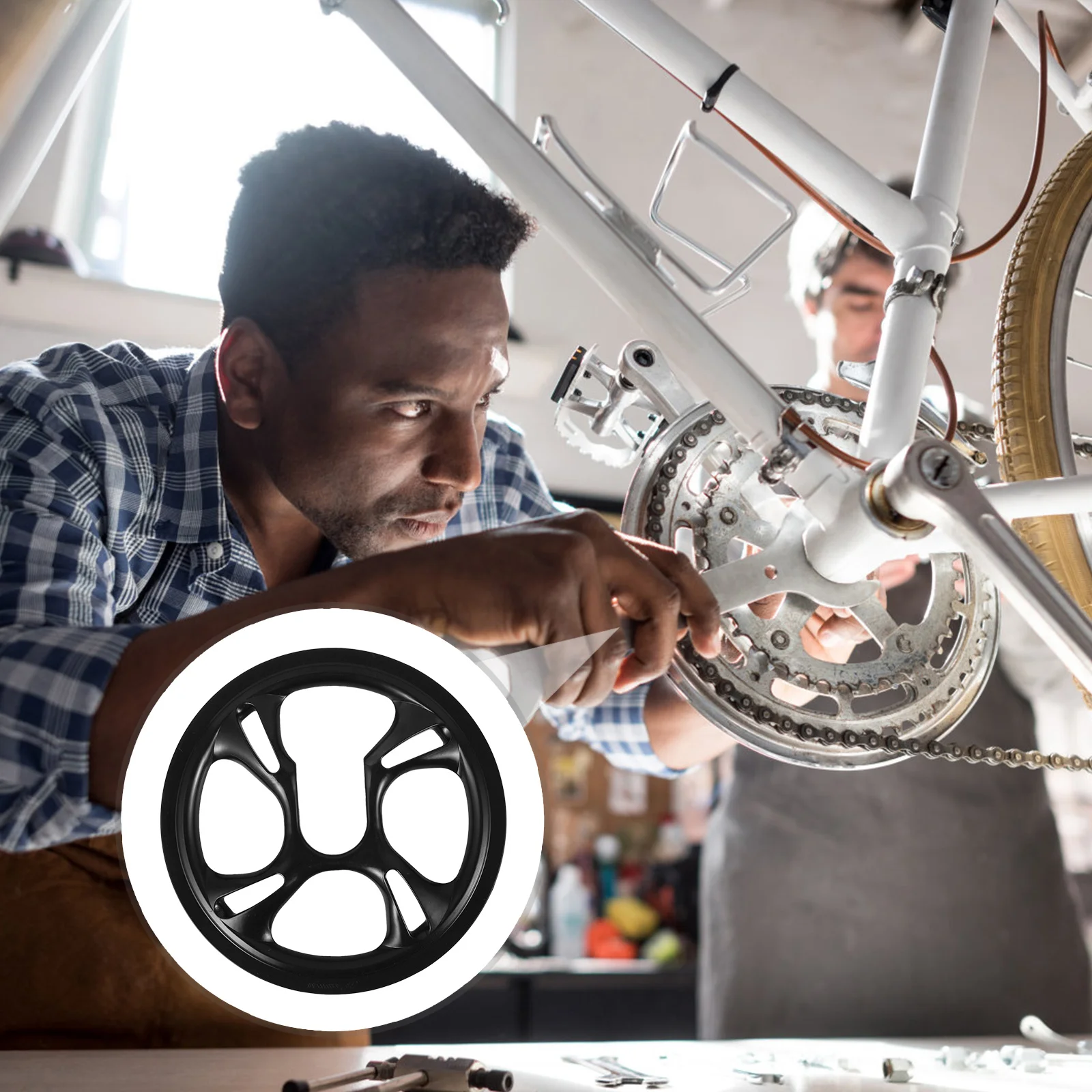 

Chain Guard for Bike Universal Fit Dirt Water Resistant Protection for Bicycle Chainring Sprocket Mountain Road Bike Chain