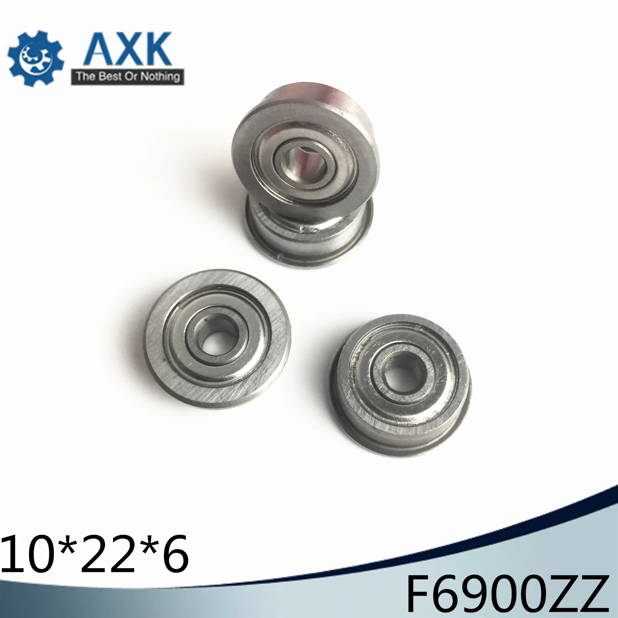 F6900ZZ Flange Bearing 10x22x6 mm ABEC-1 ( 10 PCS ) F6900 Z ZZ Flanged Ball Bearings