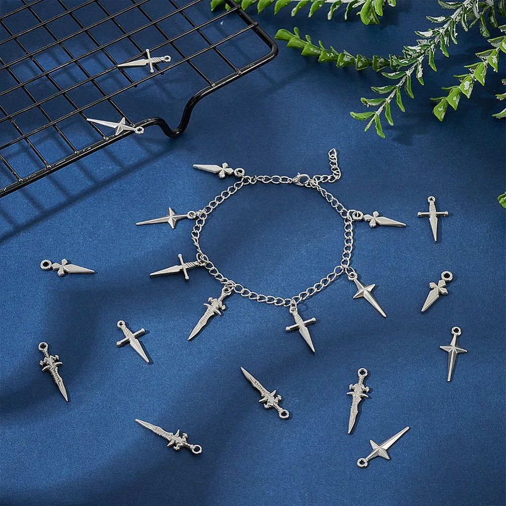 24-pecas-4-estilos-pingentes-de-aco-inoxidavel-304-cor-aco-inoxidavel-235~30x9~135x15~2mm-furo-14~25mm-6-pecas-estilo