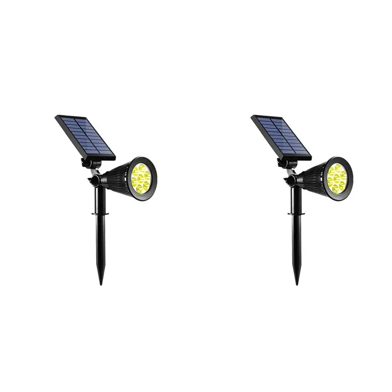 

Солнечный светильник ABRU-2X для улицы, меняющий цвет, для сада и ландшафта, водонепроницаемый, точечный, для декора сада, C