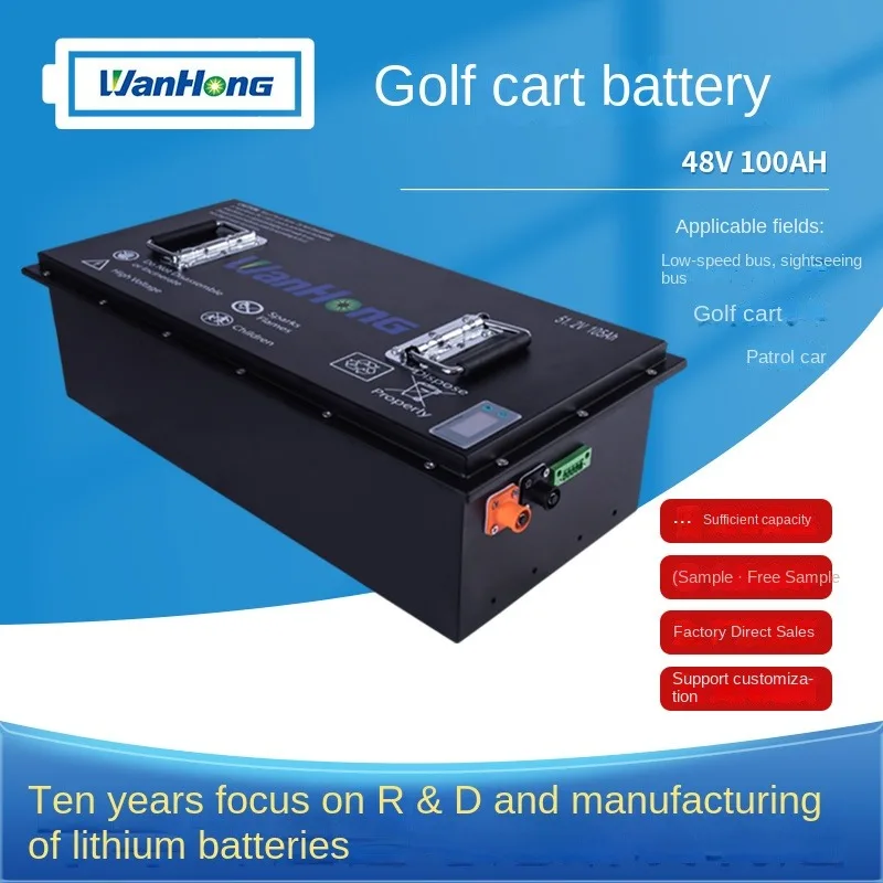 

48V 100Ah 120Ah LiFePO4 Travel Electric Coach Lithium Iron Phosphate Battery Pack Electric Vehicle Lithium Battery