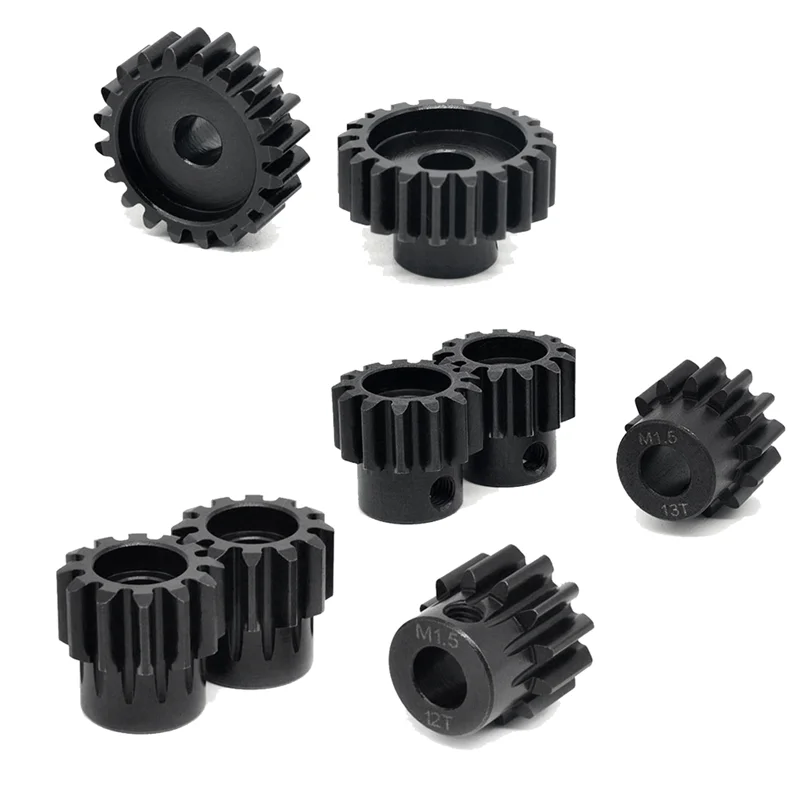 BEDW-1PCS Motor Gear M1.5 8Mm Pinion Motor Gear For 1/5 1/6 RC Car RC 55 56 Series Motor Brushless Motor