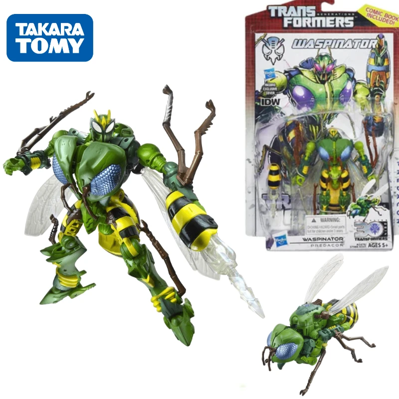 In Stock Takara Tomy Transformers G Series 30th Anniversary D-Class Wasp Warrior Robot Anime Action Model Toys Gift