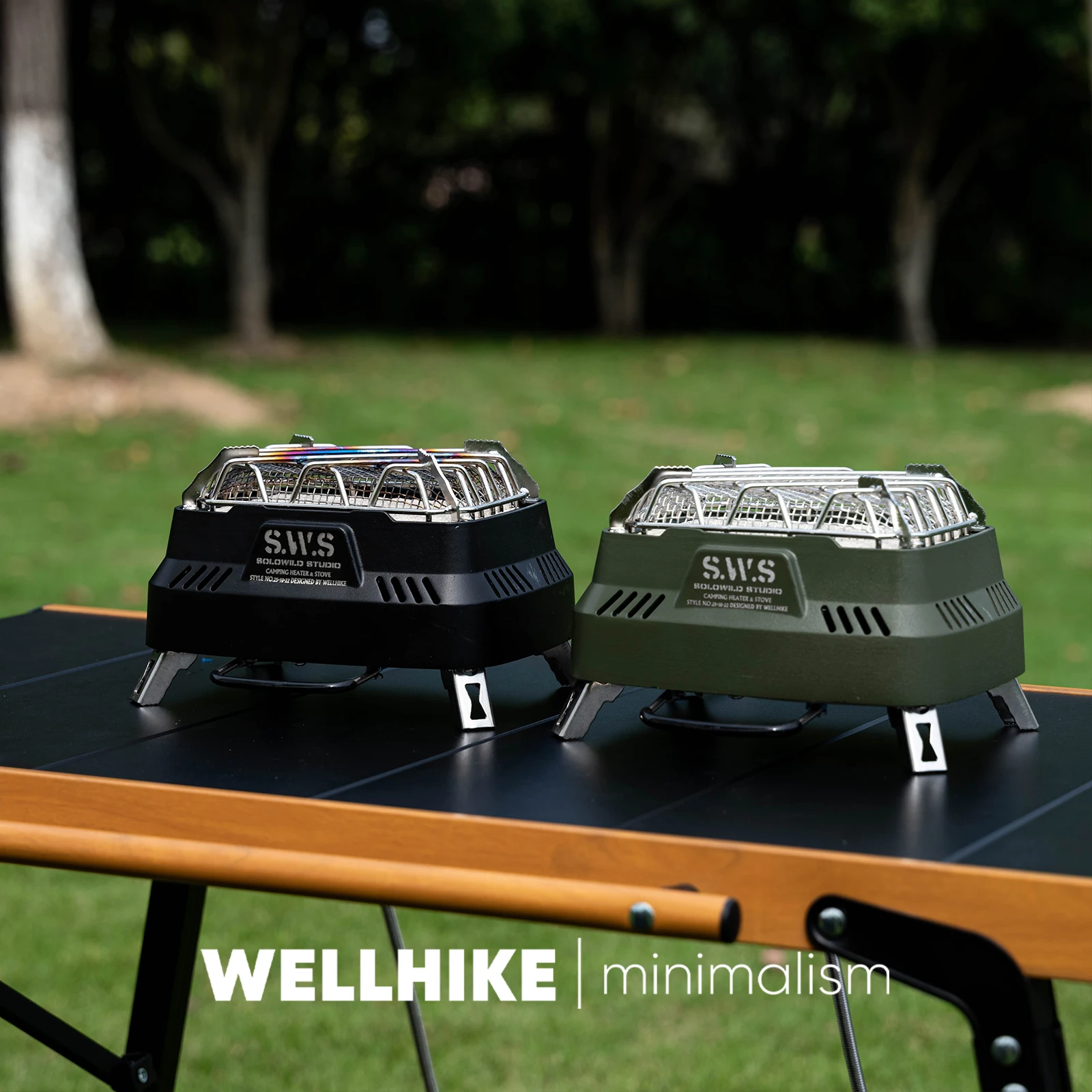 WELLHIKE السماء المرصعة بالنجوم متعددة الوظائف سخان غلاية مياه خارجية وموقد تخمير الشاي المحمولة موقد التخييم الصغير المستقر #3