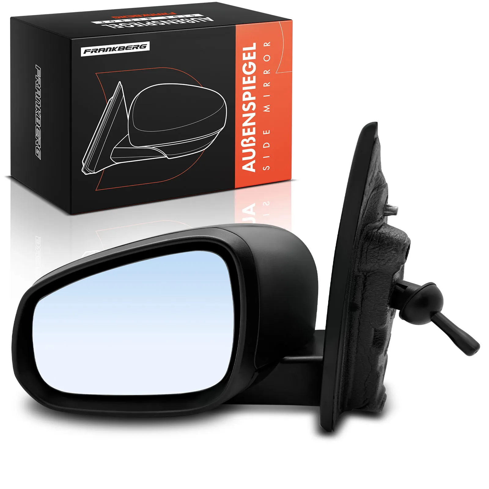 Frankberg 1x Buitenspiegel Links voor Opel Karl C16 Chevrolet Spark M400 1.0L 1.4L Bj vanaf 2015 94781623-TXT 42518463