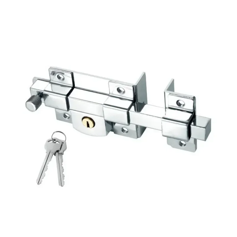 Garden Fence Door Cross Key External Lock, Anti-theft Door Bolt, Heavy-duty Wooden Door Lock, Bolt Lock