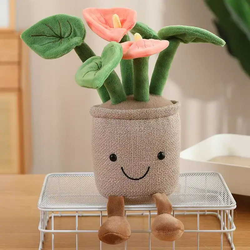 10/35 cm Neue Simulierte Blume Rucksack Anhänger Puppe Gefüllte Plüsch Spielzeug Cartoon Anime Nette Kissen Geschenk für Freundin Spaß Puppe