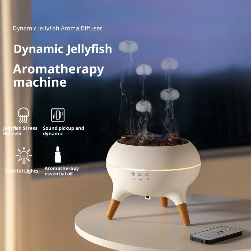 

BAOWULAI V80 Voice-activated Jellyfish Aromatherapy Machine Mute Humidifier Fun Holiday Birthday Creative Gifts