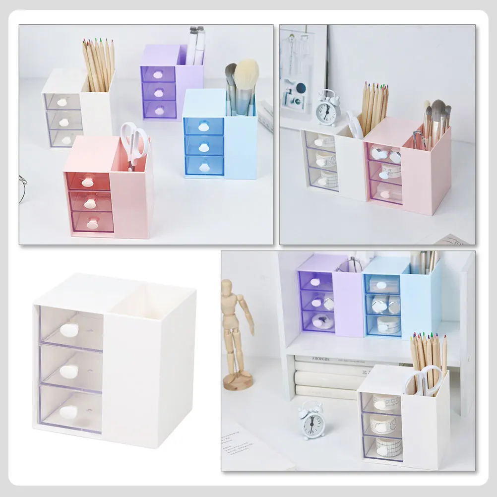 Multifunctionele briefpapiercontainer Multifunctionele bureau-organizer Cartoon Office