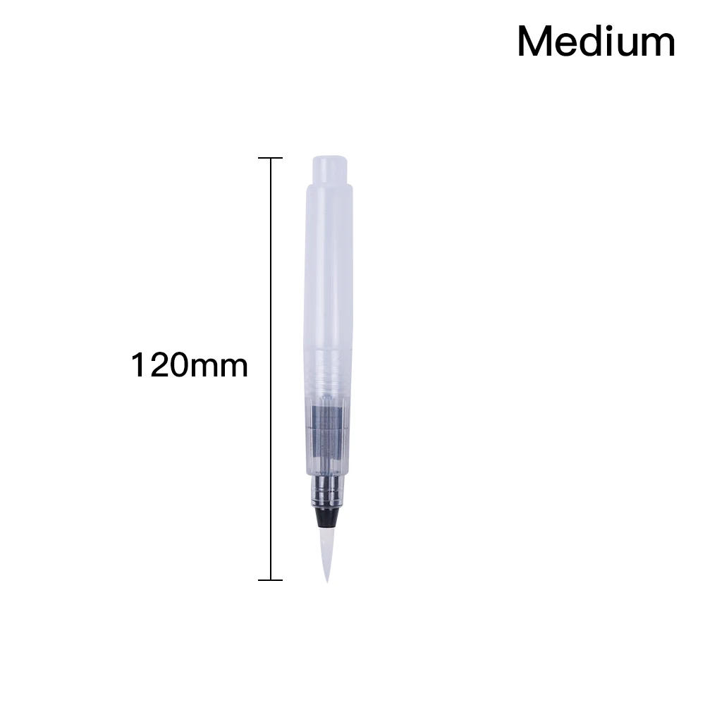 Weiches Nylonhaar, selbstfeuchtigkeitsspendendes Aufbewahrungspinsel-Stift-Set für Kalligraphie, Aquarell, Malerei, Zeichnen, Kunstbedarf – Detail 5