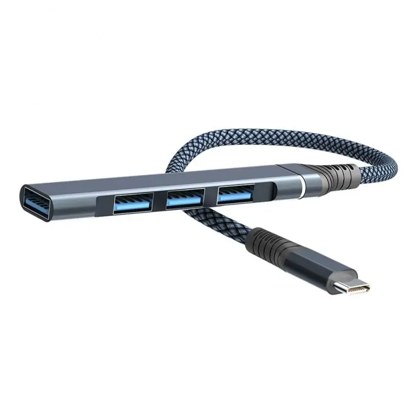 Мини-USB-концентратор USB 3.0 Hub Multi USB-разветвитель-адаптер 4-портовый скорость Mini Multiple 3 Hab Usb3.0 HUB-порт USB-концентратор Расширитель для ПК