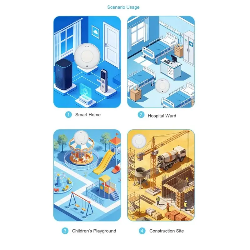 A13E-BLE 6.2 Bluetooth Beacon Tag Indoor Positioning With Accelerometer Buzzer And NRF54L Wireless Module Ibeacon Eddystone