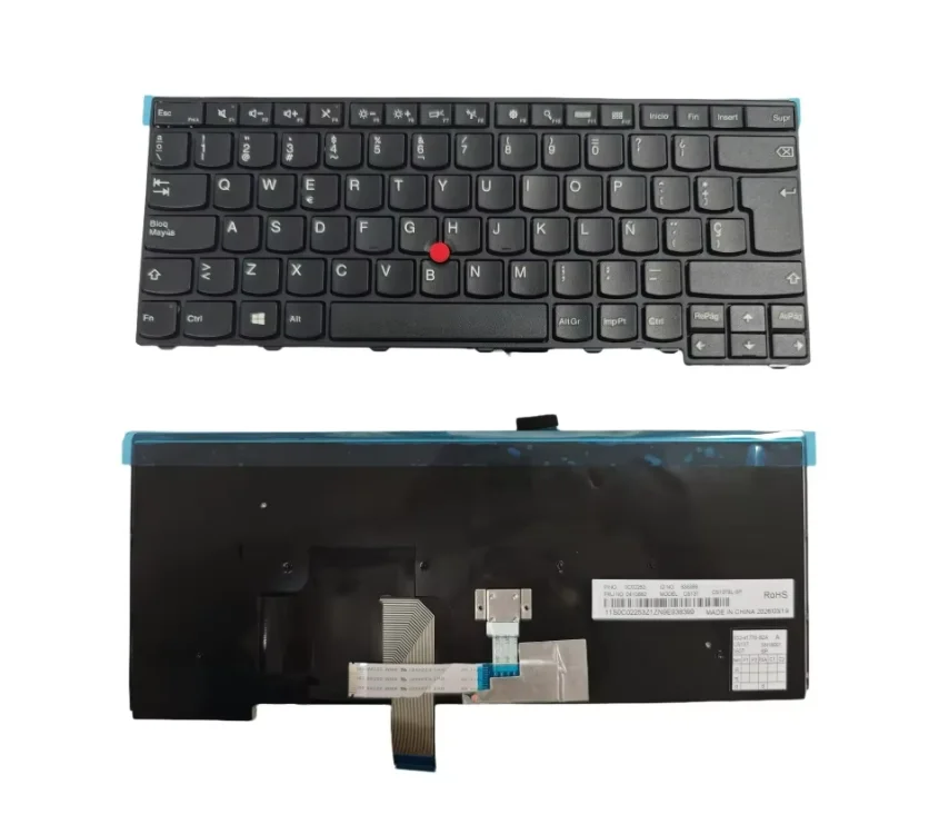 

Spanish Keyboard for Lenovo L440 L450 L460 L470 E431 E440 T440 T440S T431S T440P T450 T450S T460 NO-BACKLIT